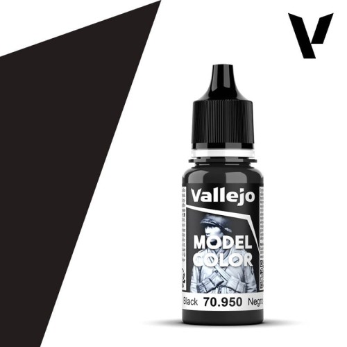 Vallejo Model Color Black (191) 70.950 18 ml