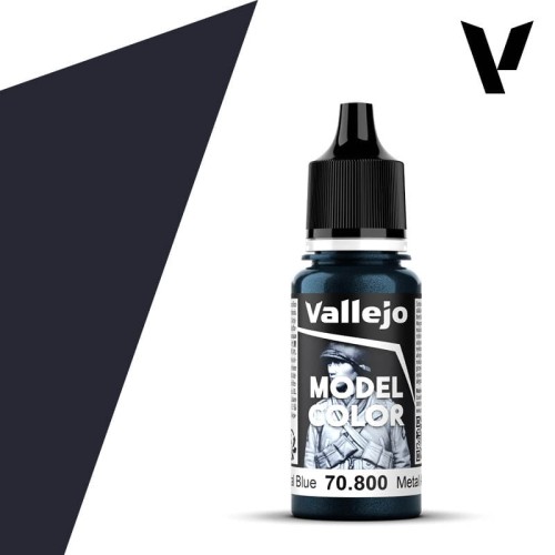 Vallejo Model Color Gunmetal Blue (204) 70.800 18 ml 
