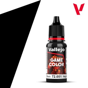 Vallejo Game Color: Black 72.051 18ml
