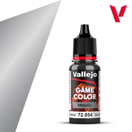 Vallejo Game Color: Metallic - Dark Gunmetal 72.054 18ml