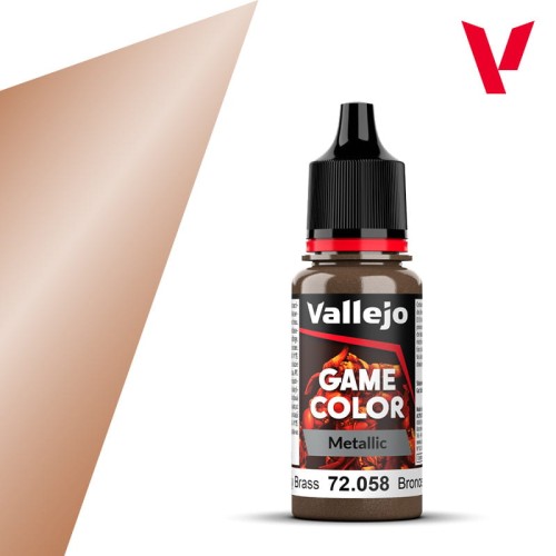 Vallejo Game Color: Metallic - Brassy Brass 72.058 18ml