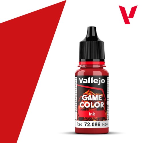 Vallejo Game Color: Ink - Red 72.086 18ml