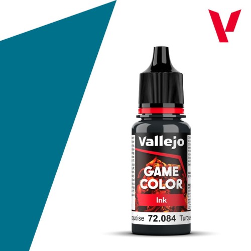 Vallejo Game Color: Ink - Dark Turquoise 72.084 18ml