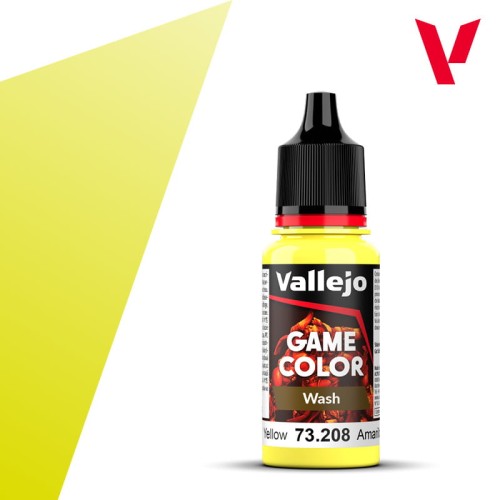 Vallejo Game Color: Wash - Yellow 73.208 18ml