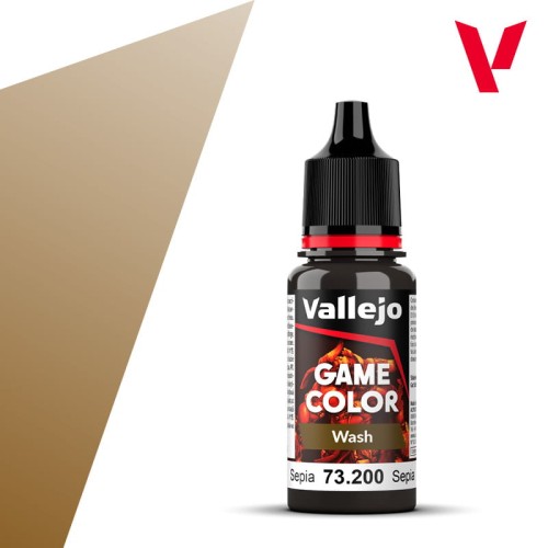 Vallejo Game Color: Wash - Sepia 73.200 18ml