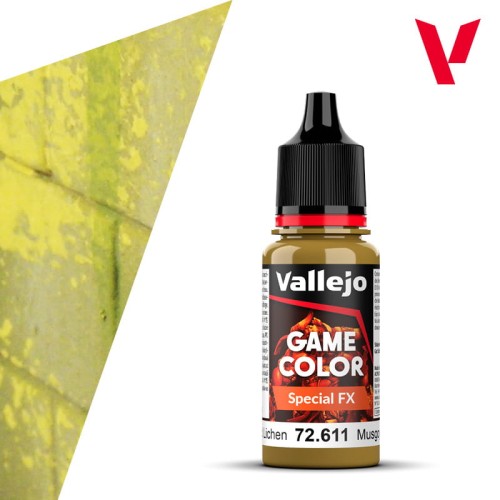 Vallejo Game Color:  Special FX - Moss and Lichen 72.611 18ml