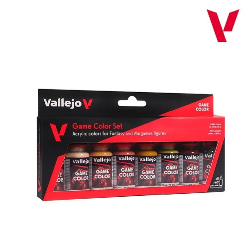 Vallejo Game Color - Skin Tones Paint Set 72.187