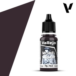 Vallejo Model Color Black Violet (055) 70.751 18 ml