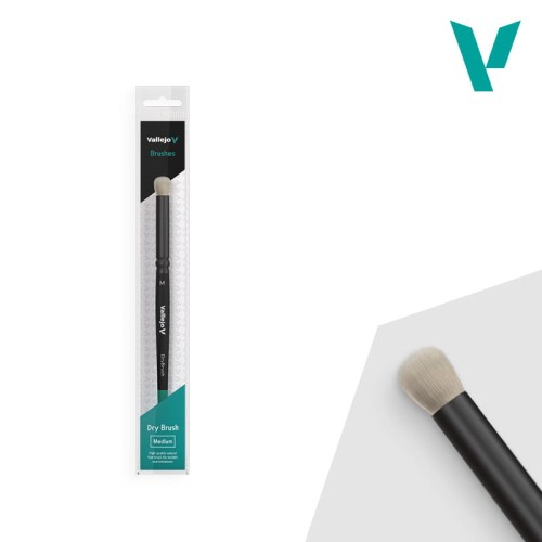 Vallejo Brush: Drybrush Natural M Size
