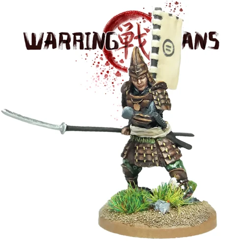 Warring Clans: Samurai with Naginata (halberd)