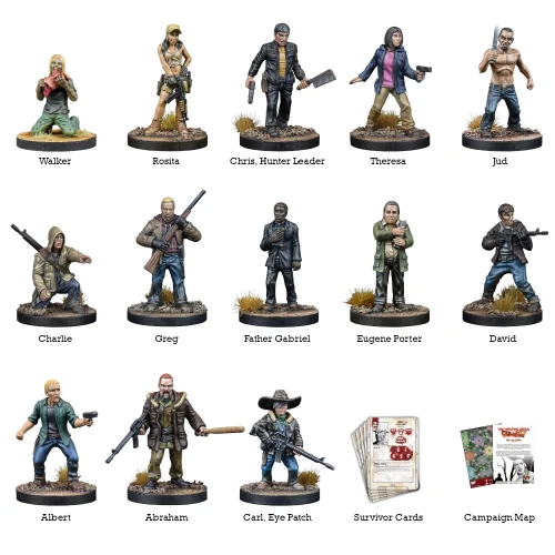 The Walking Dead:  All Out War Fear The Hunters Collection