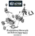 Afrika Korps Kradschutzen Motor & Sidecar