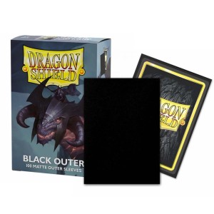 Dragon Shield Matte: Outer Sleeves - Black
