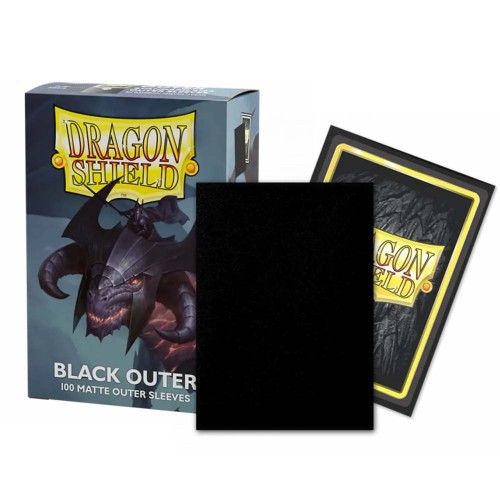 Dragon Shield Matte: Outer Sleeves - Black