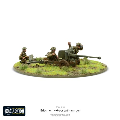 Bolt Action: British Army 6-pdr Anti-Tank Gun