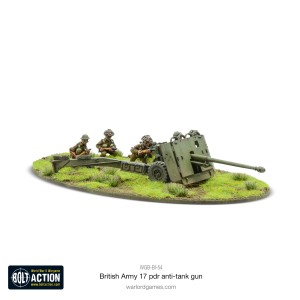 British Army 17 Pdr Anti-Tank Gun