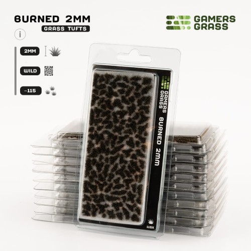 Gamers Grass: Burned Tuft (2mm)