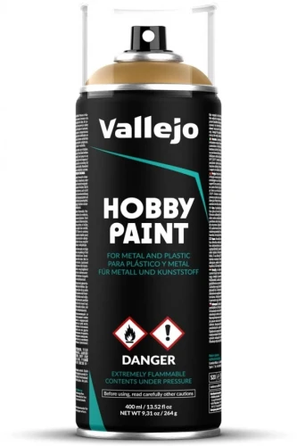 Vallejo Hobby Spray Paint - Desert Yellow 28.015 400ml.