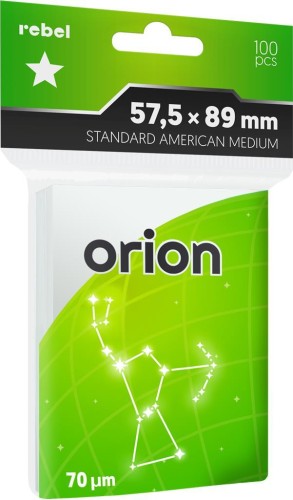 Koszulki na karty Rebel: Standard American Medium Orion (57,5x89 mm), 100 sztuk