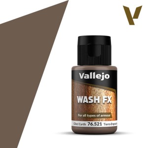 Vallejo Model Wash - Oiled Earth 76.521 35ml. 