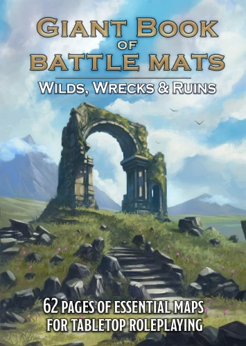Giant Book of Battle Mats Wilds, Wrecks & Ruins