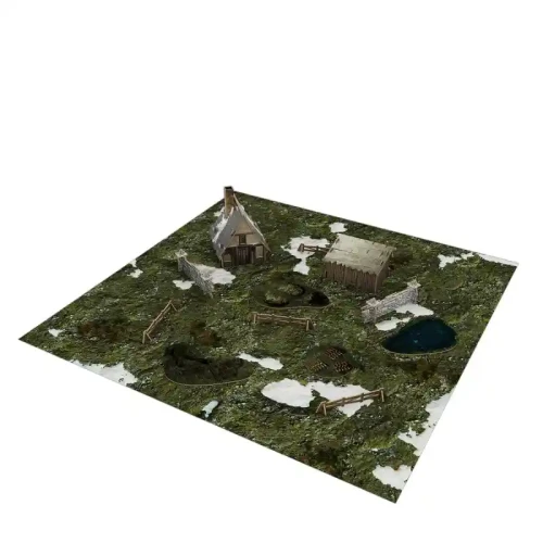 Warcrow: Bakhlia Farm Scenery Pack