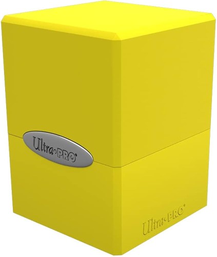 Pudełko Satin Cube  Lemon Yellow