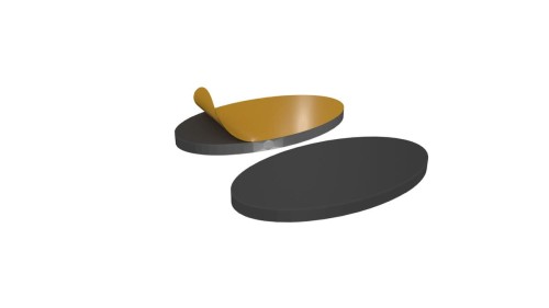 Naklejki magnetyczne do podstawek owalnych 60 mm x 35 mm z wklęsłym spodem (5)