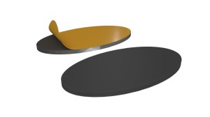 Naklejki magnetyczne do podstawek owalnych 90 mm x 52 mm z wklęsłym spodem (2)