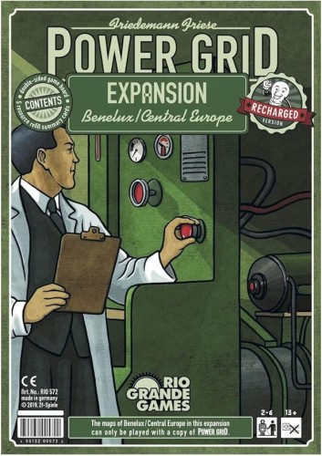 Power Grid: Benelux/Central Europe (Recharged) - EN (Wysokie Napięcie - dodatek)