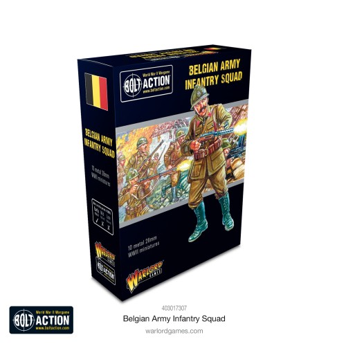 Bolt Action: Belgian Army Infantry Squad