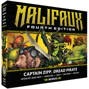 Malifaux: Captain Zipp, Dread Pirate (4ed)