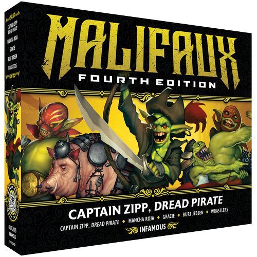 Malifaux: Captain Zipp, Dread Pirate (4ed)