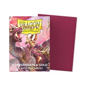 Dragon Shield Matte Dual: Pomegranate Gold Special Edition