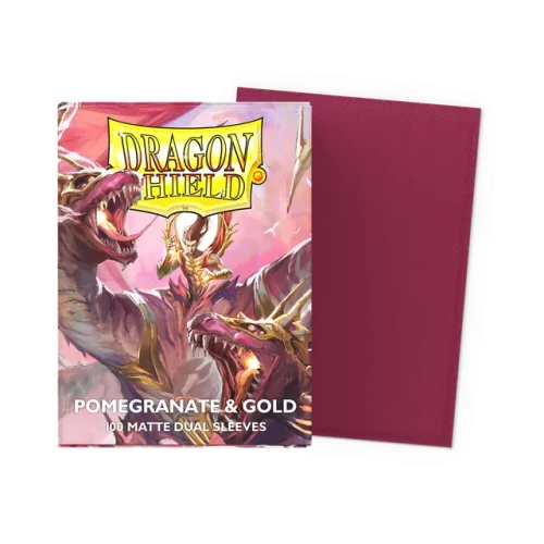 Dragon Shield Matte Dual: Pomegranate Gold Special Edition