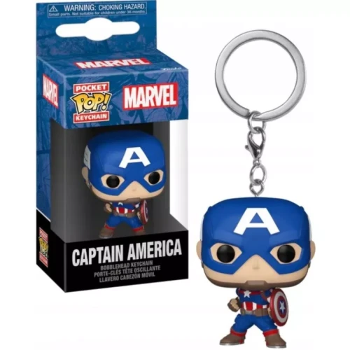 Funko POP! Keychain: Marvel - Captain America