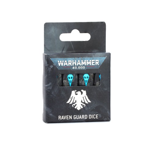Warhammer 40,000: Raven Guard Dice set