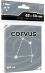 Koszulki na karty Rebel: Corvus Premium (63,5x88 mm), 100 sztuk