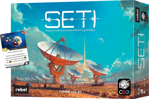 SETI: Poszukiwania Pozaziemskich Cywilizacji + 3 karty Promocyjne