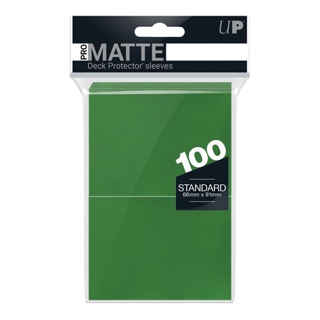 Ultra Pro: Deck Protectors Matte Zielone