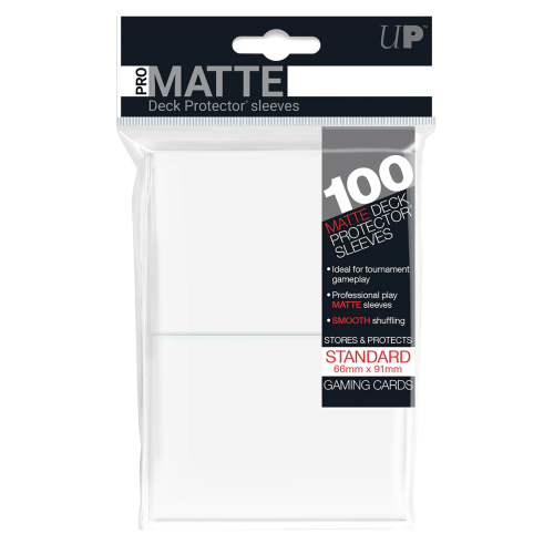 Ultra Pro: Deck Protectors Matte Białe