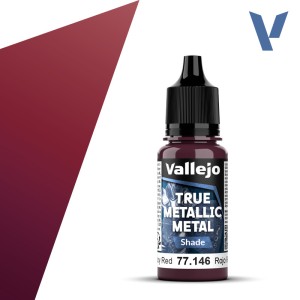 True Metallic Metal: Shade Ruby Red (77.146)