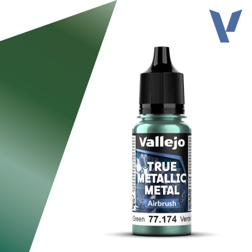 True Metallic Metal: Airbrush Dusken Green (77.174)