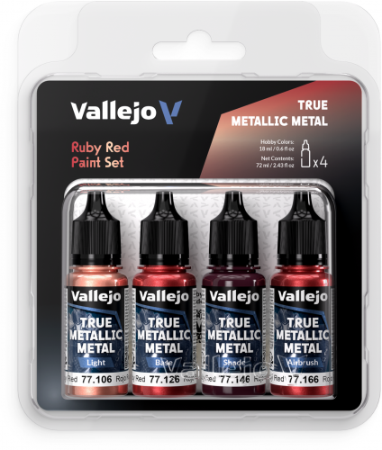True Metallic Metal Set - Ruby Red