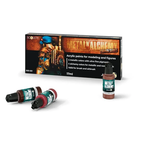 Zestaw farb Scale75 - Metal'n Alchemy Copper Series 