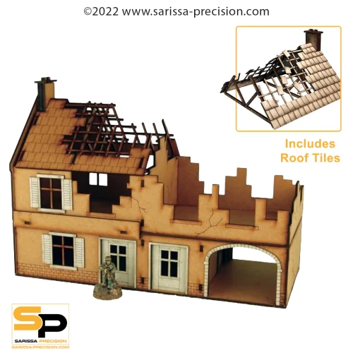 Detroyed Large Farmhouse