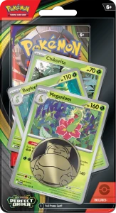 Pokemon ME03 Perfect Order Premium Checklane Blister - Meganium/Bayleef/Chikorita