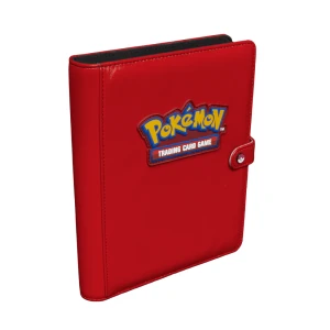 Premium Red 4-Pocket Snap Binder for Pokémon