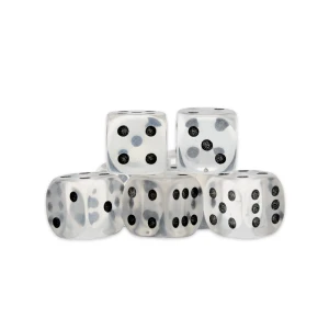 Clear Quartz D6 Dice