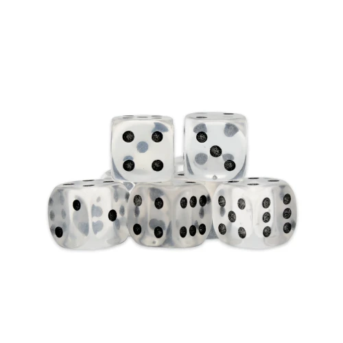 Clear Quartz D6 Dice